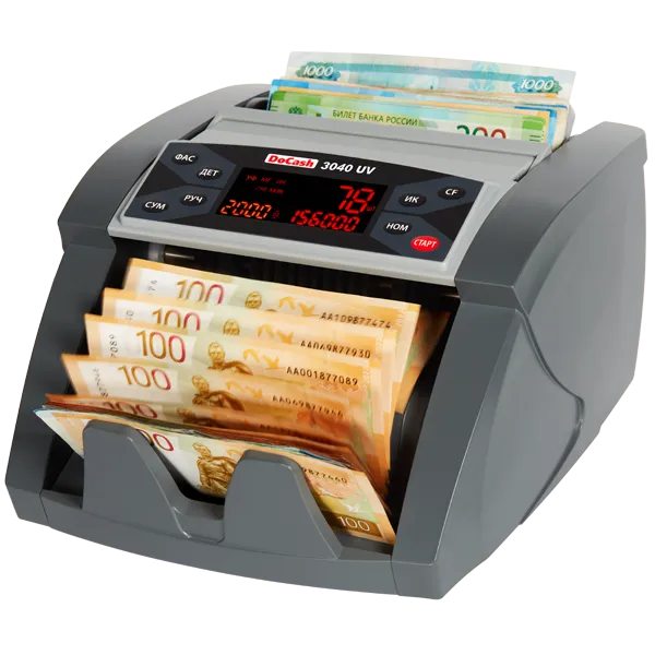 счетчик банкнот docash 3040 t uv