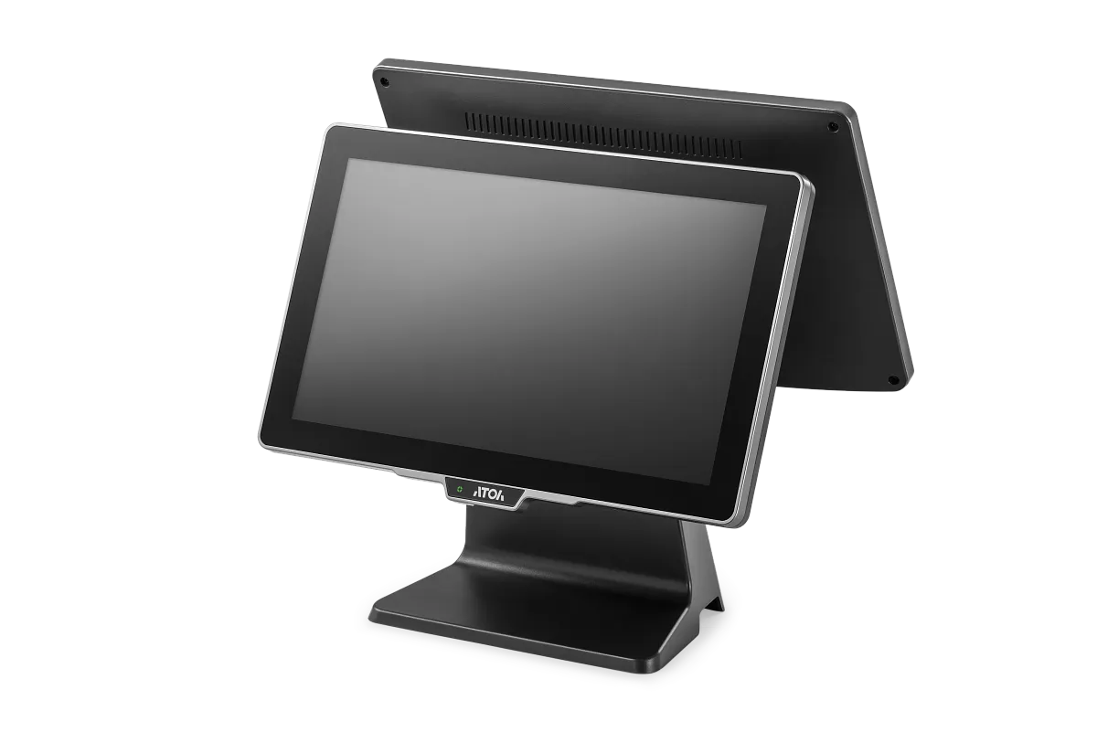 POS терминал-моноблок АТОЛ JAZZ 16 Lite V3, N97, SSD 128GB, 8GB, без MSR, доп.монит 15,6", без ОС