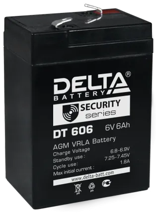 Аккумулятор 6V/6Ah (DELTA DT 606)