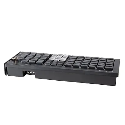 клавиатура программируемая poscenter s77a (77 клавиш, msr, ключ, usb), черная