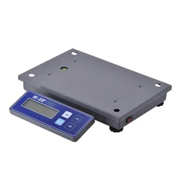 фасовочные настольные весы m-er 224 afu-32.5 steel lcd usb