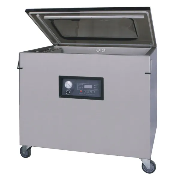 Напольная однокамерная вакуум-упаковочная машина DZ-800/2L (нерж. 380 В)