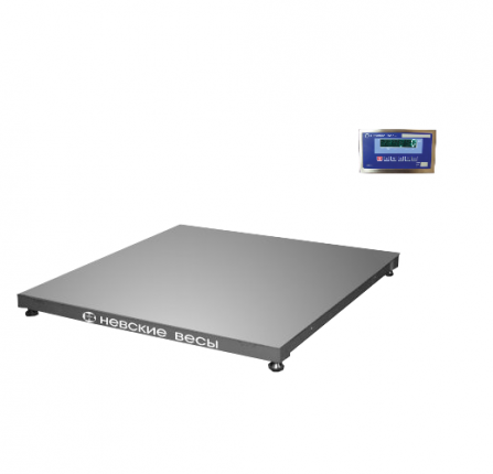 Весы платформенные ВСП4-1000.2 А1н (1250 х 1500) нерж П+Д+Т