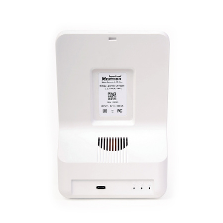 дисплей qr кодов mertech (usb, bluetooth) красный